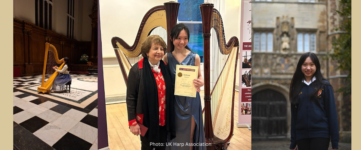 First-year Music Student Hebe Kan Wins Prestigious Harp Competition